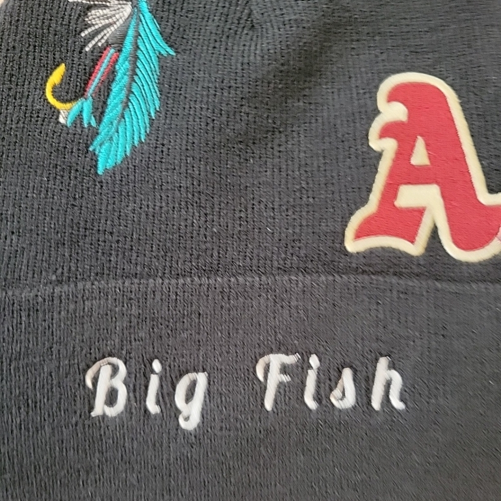 NIP Fishing Skull Cap Embroidered - Picture 5 of 7